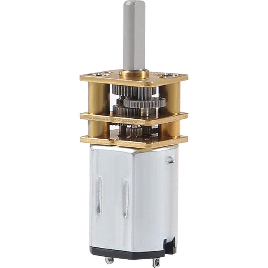 Motor de Reducción DC 6V 30RPM N20 3mm 3PCS Metal DWEII