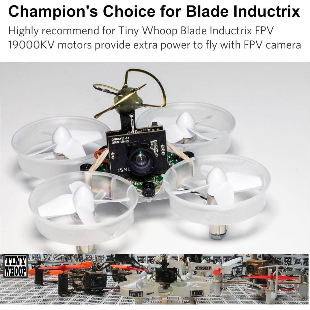 Crazepony 4pcs 6x15mm Motor (Speed: Insane) 19000KV for Blade Inductrix Tiny Whoop Micro JST 1.25 Plug