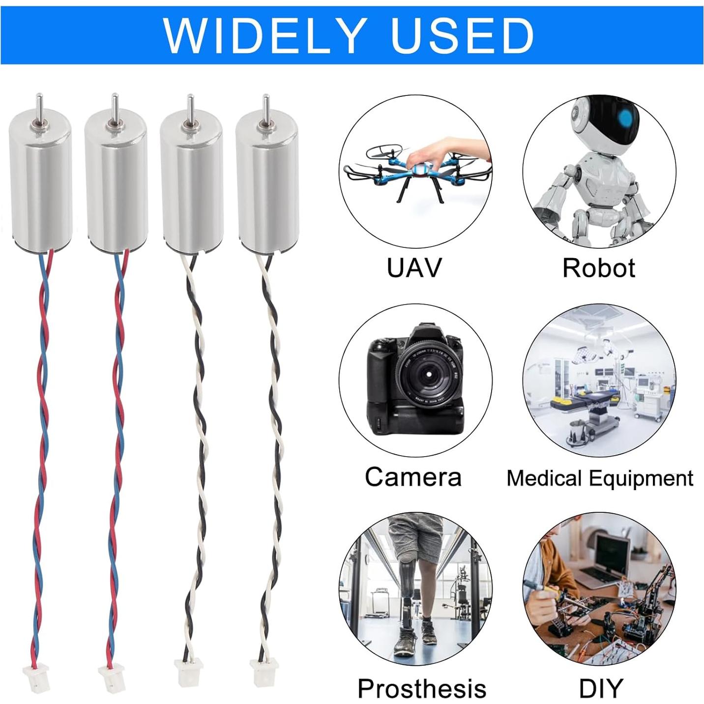 4 Motores Sin Núcleo 615 ALMOCN 15mm 19000KV para Drones