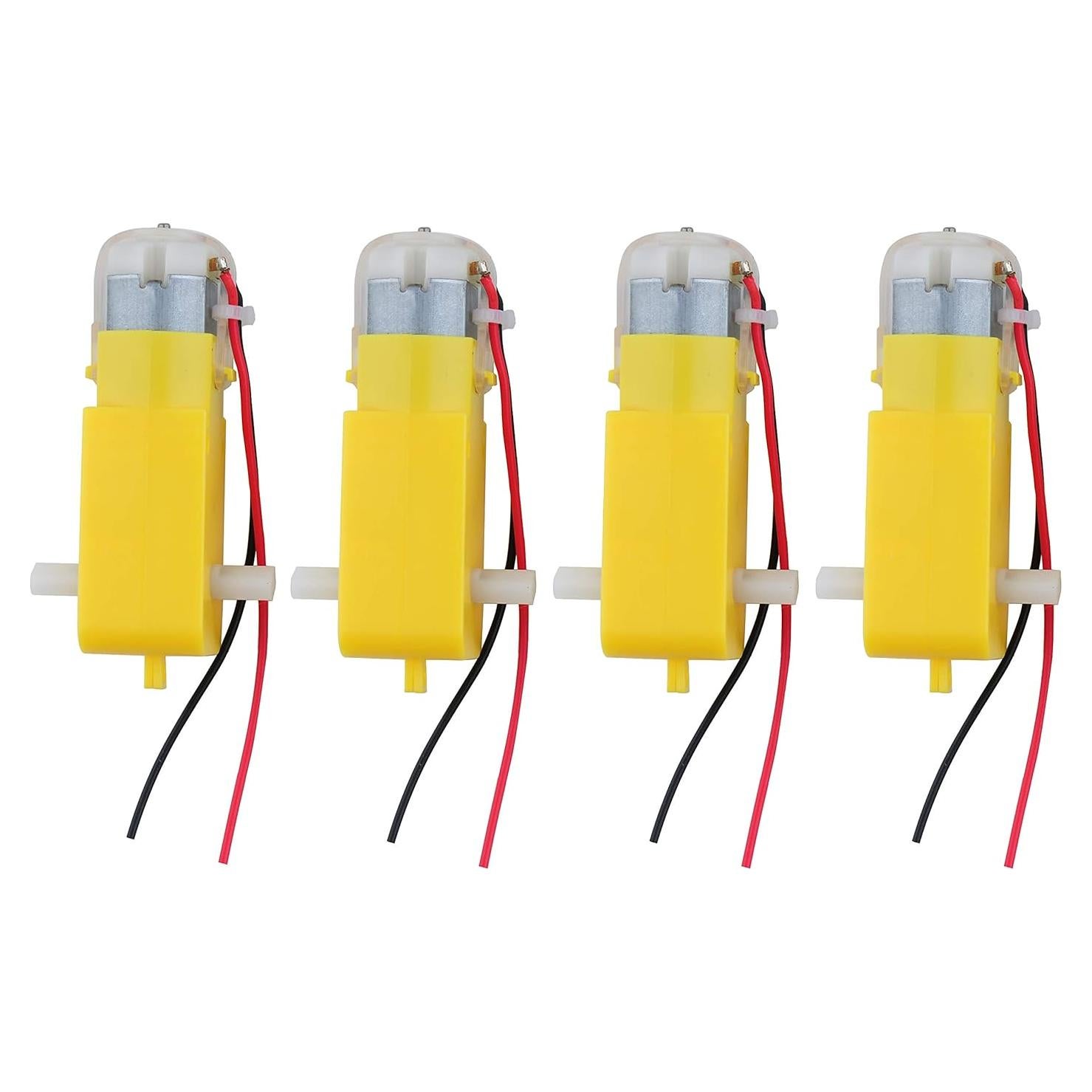 Motor de Caja de Engranajes DC TT Stemedu 3-6V 200RPM 4PCS