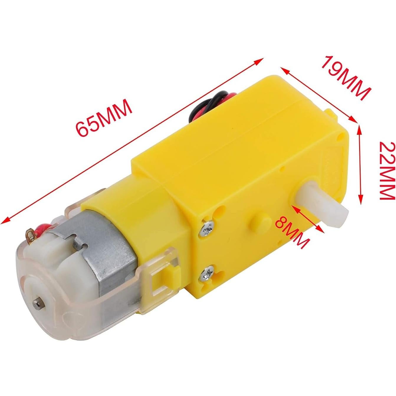 Motor de Caja de Engranajes DC TT Stemedu 3-6V 200RPM 4PCS