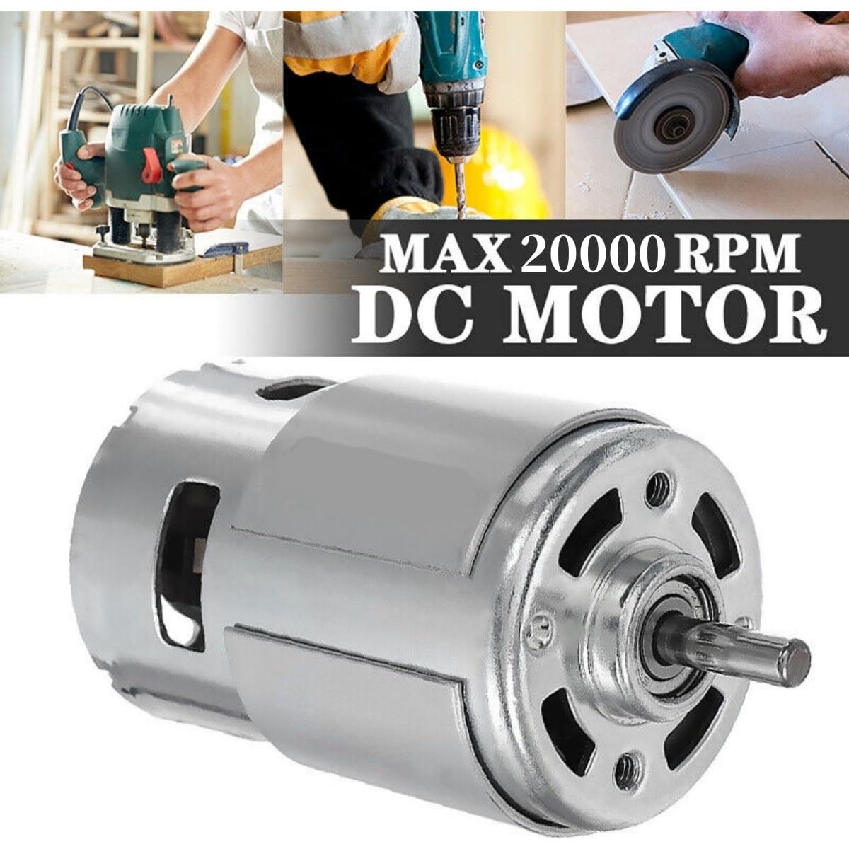 Motor DC 775 12V-24V 10000-20000 RPM Pulyyds