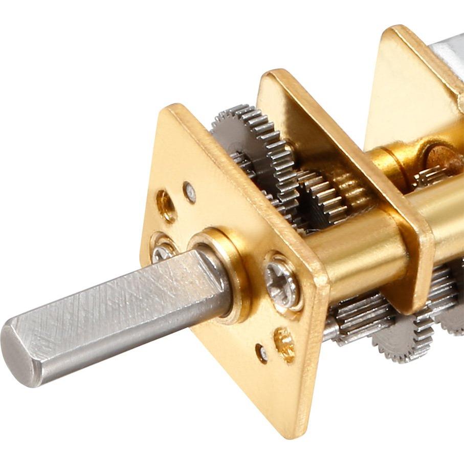 Motor de Engranaje DC 6V uxcell 10RPM Mini 12x12x9mm