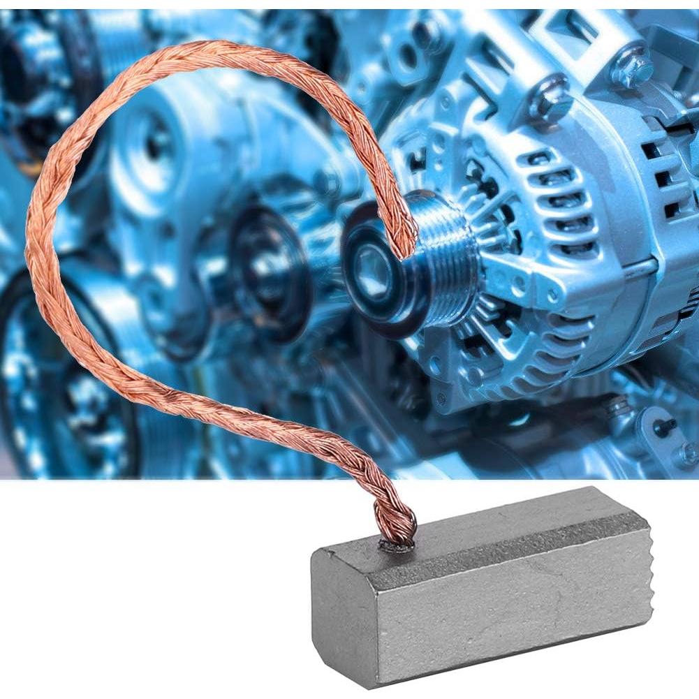 Cepillos de Carbono ASHATA J420 - Paquete de 100 Piezas 6x6x15mm