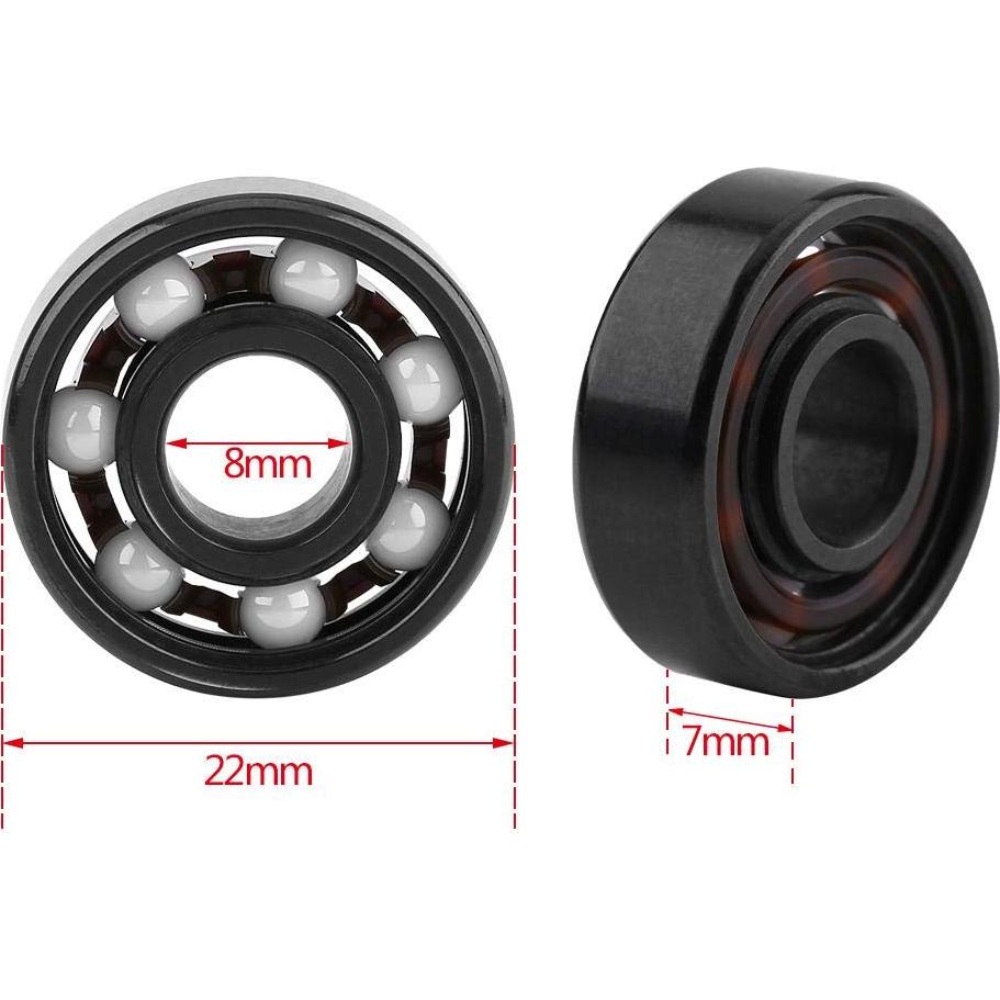 Rodamiento Miniatura 608 Oumefar 8x22x7mm Cerámica
