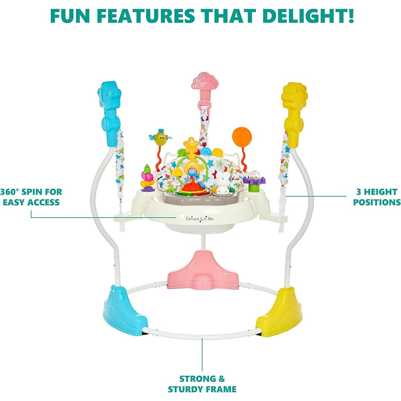 Centro de Actividades y Saltador Dream On Me Zany 2-en-1