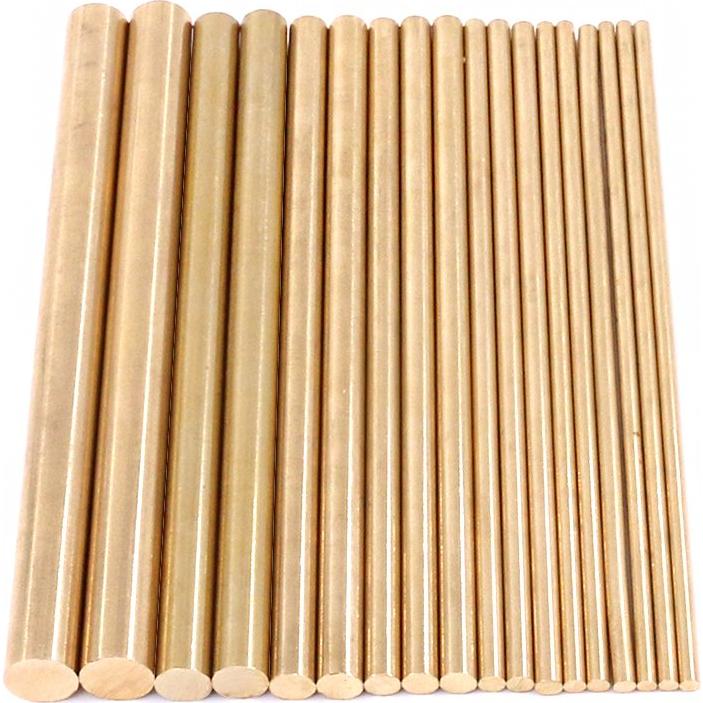 Kit de Varillas de Latón Swpeet 18 Piezas 2-8mm 100mm