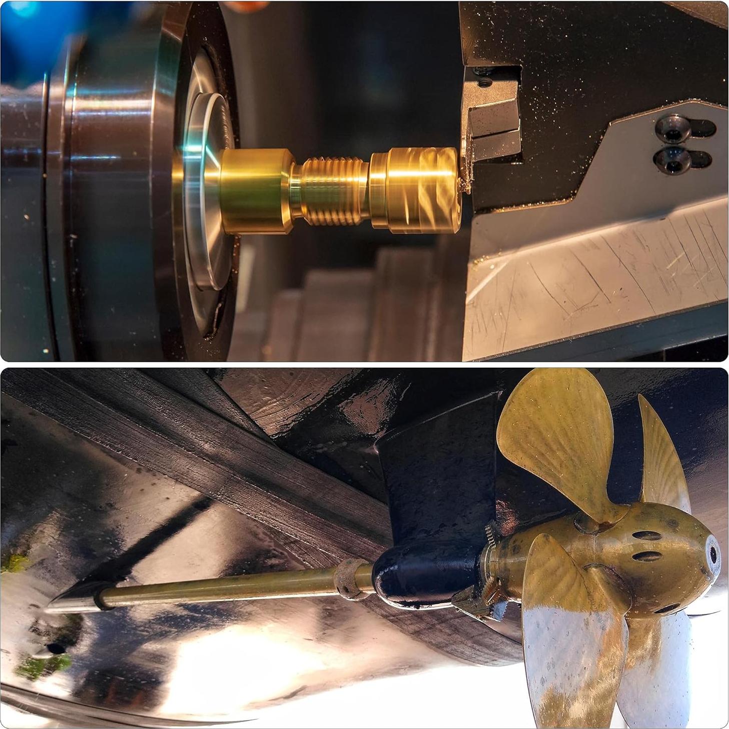 Barra Redonda de Latón uxcell 5mm x 350mm para Modelismo