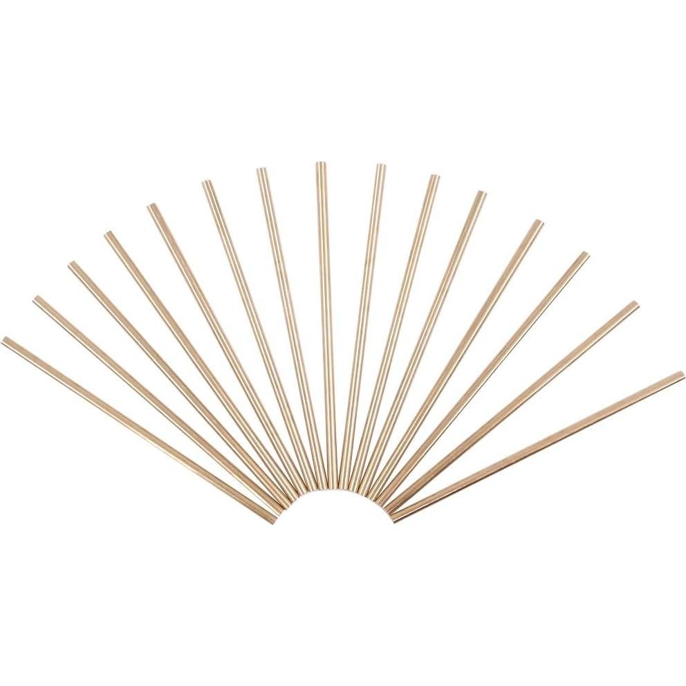 Barra Sólida de Latón 3mm x 100mm Swpeet - 15 Piezas