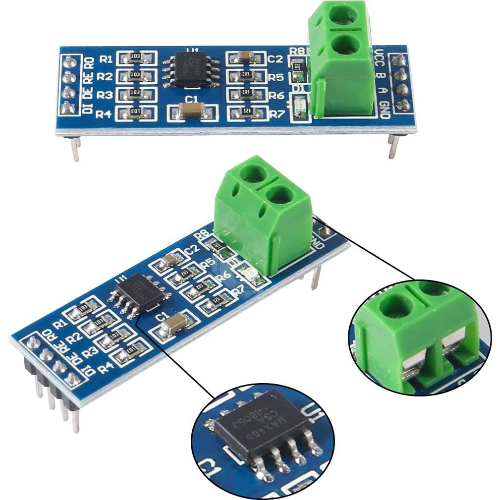 Módulo Transceptor RS485 DORHEA 12 Pcs 5V Comunicación Serial