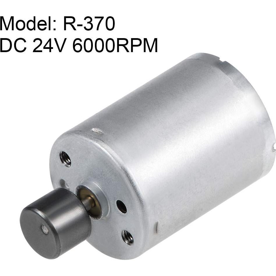 Motor de Vibración uxcell DC 24V 6000RPM 46x24.2mm para Masaje