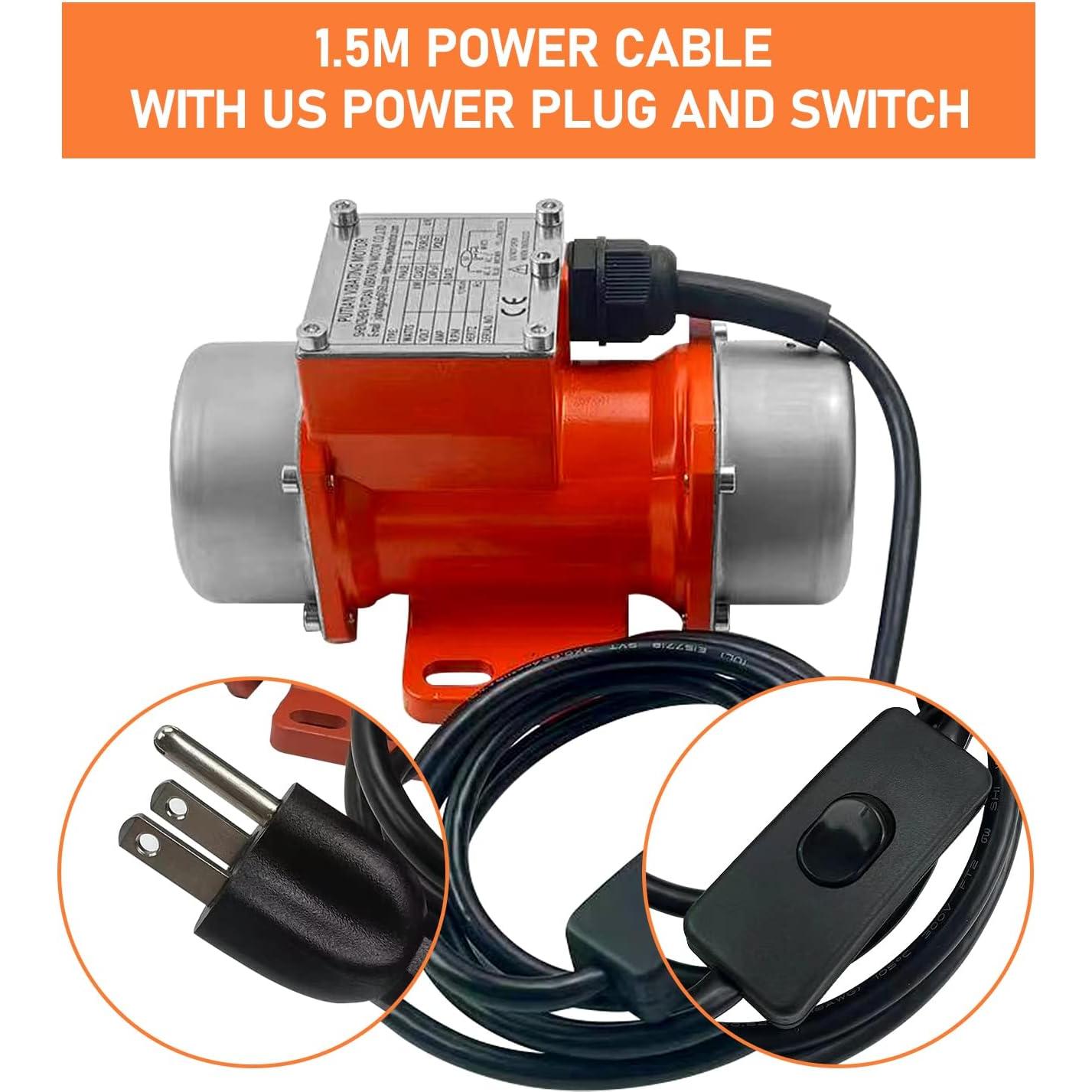 Vibrador de Concreto AC 30W Monofásico 110V Kun Shan