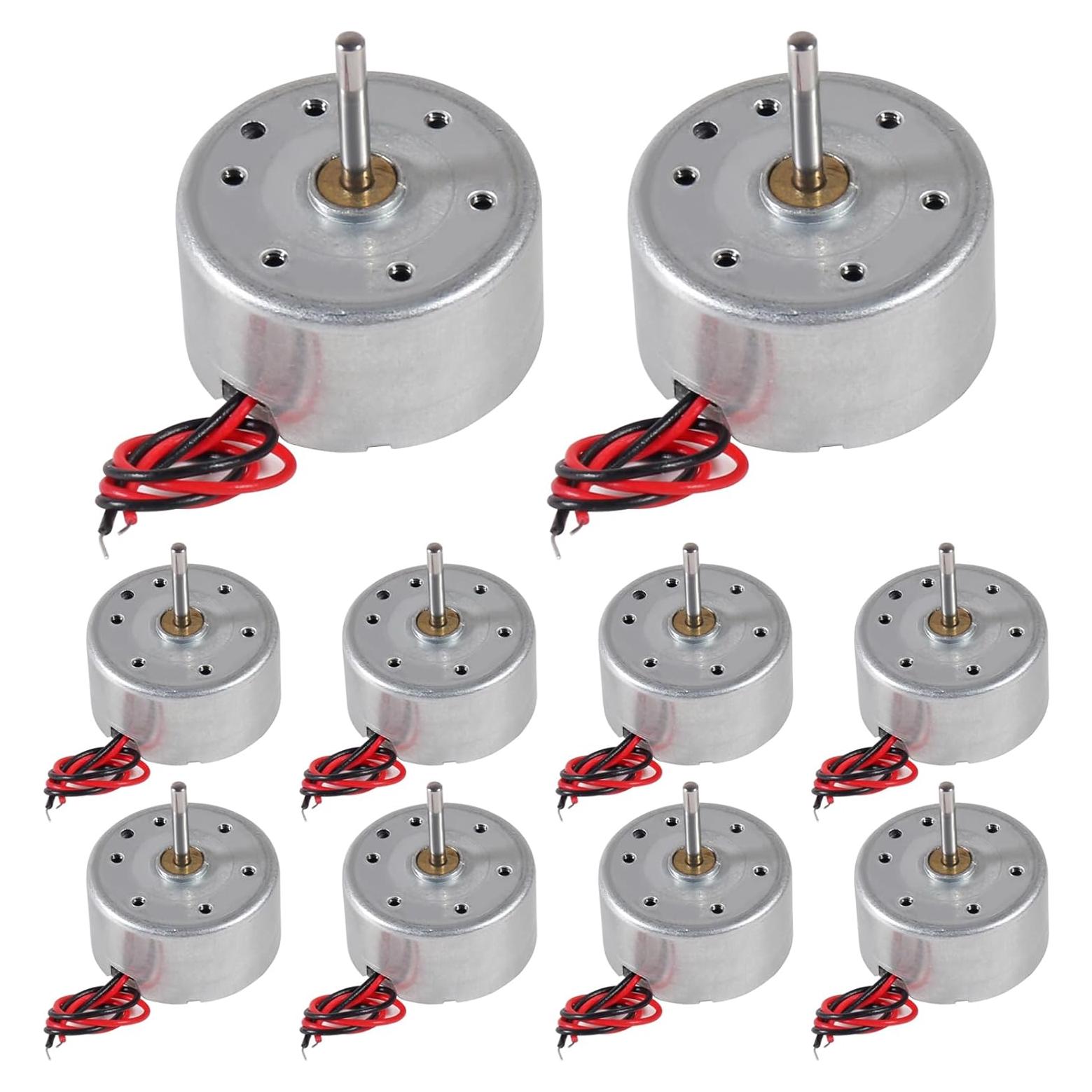 10 Mini Motores Generadores Eléctricos 3V-12V para Juguetes DIY