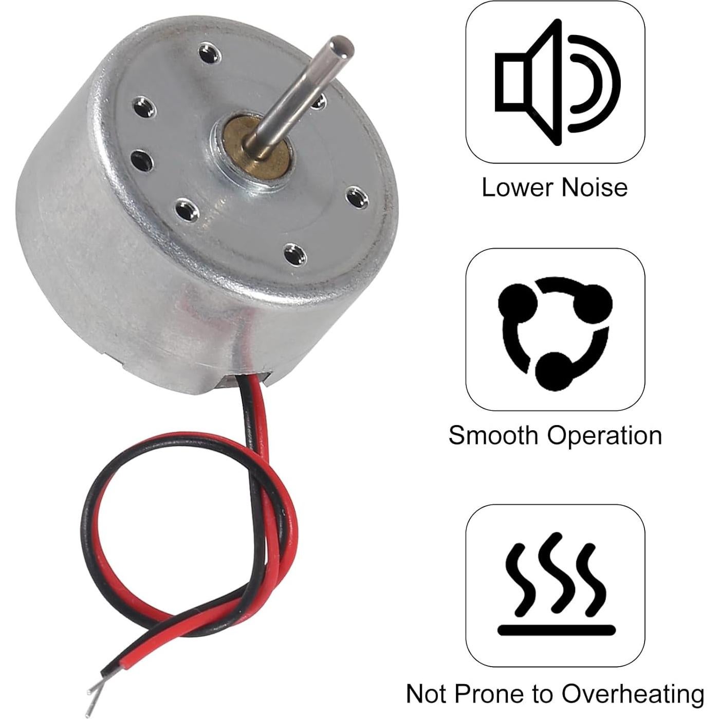 10 Mini Motores Generadores Eléctricos 3V-12V para Juguetes DIY