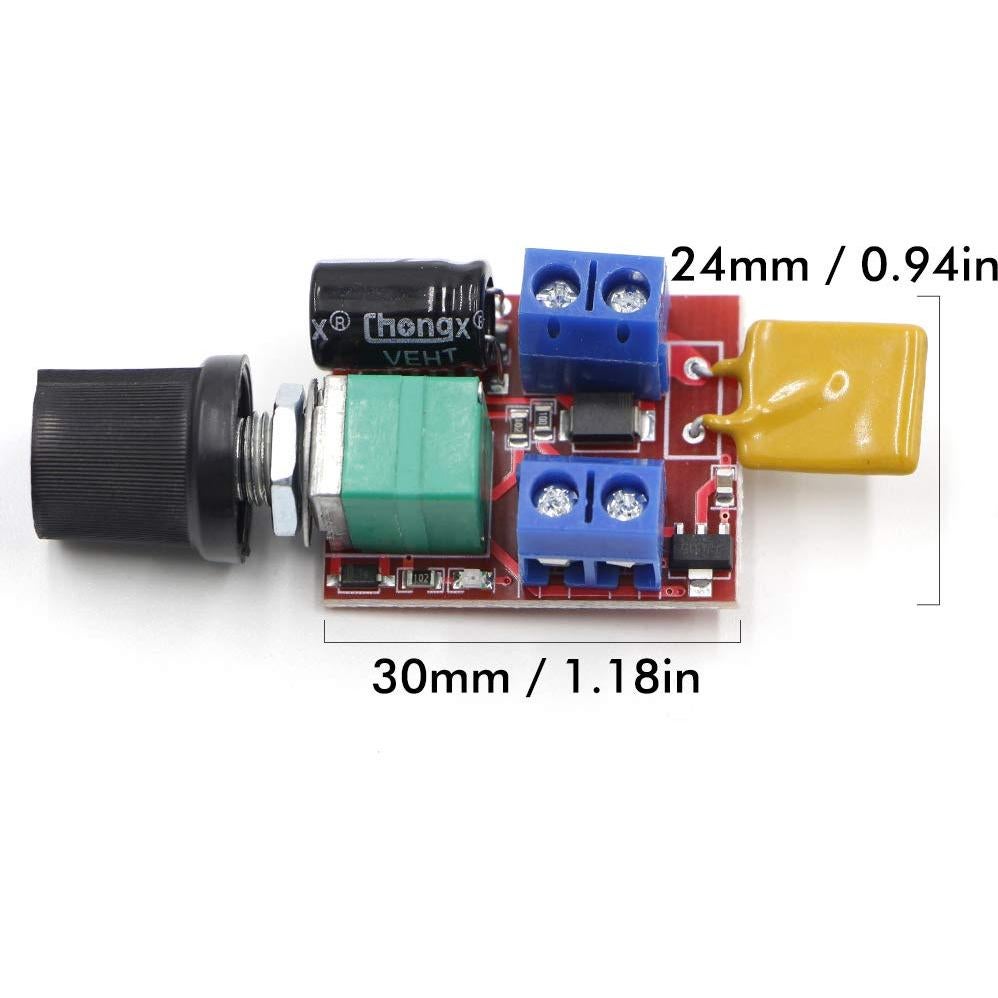 Controlador de Velocidad de Motor DC RioRand 3V-35V 5A PWM (2PCS)