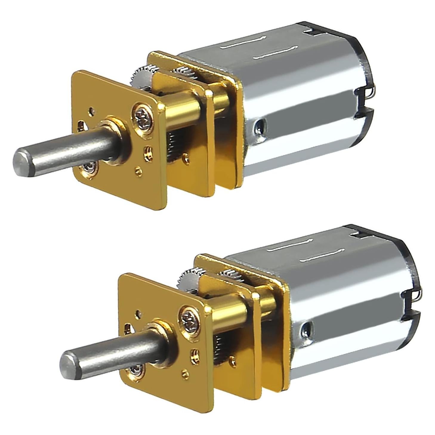 2 Motores de Engranaje N20 DC 6V 100RPM AITIAO Micro