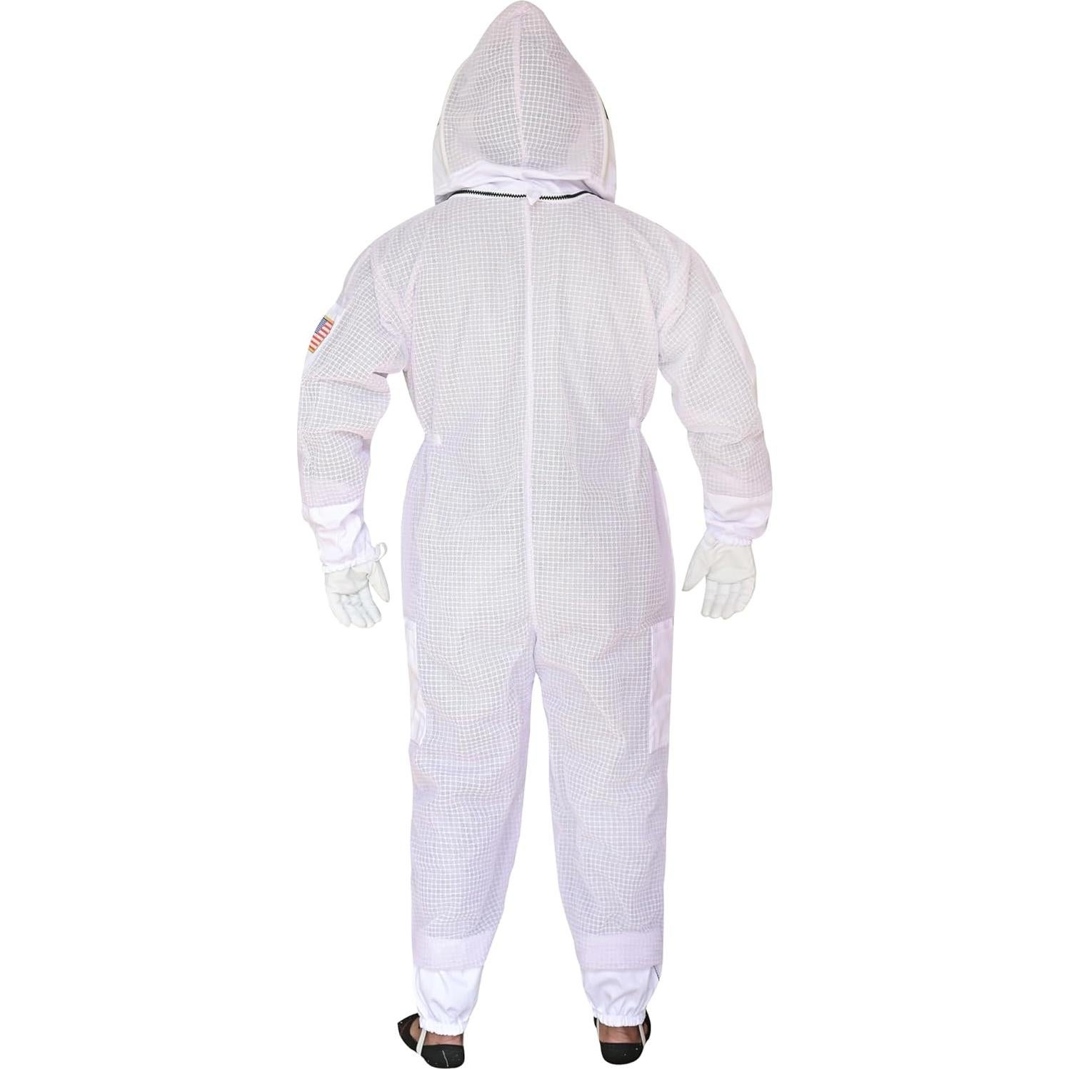 Traje de Apicultura US APIARY 3 Capas con Velo y Guantes