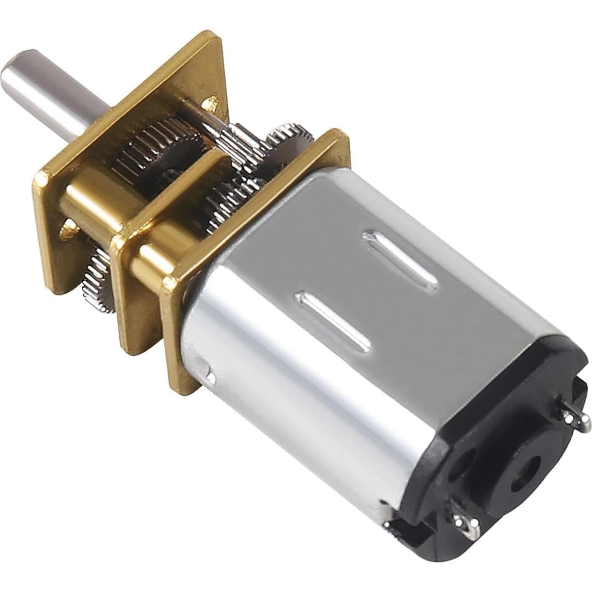 2 Piezas Motor de Engranaje DC 6V 60RPM Metal DORHEA