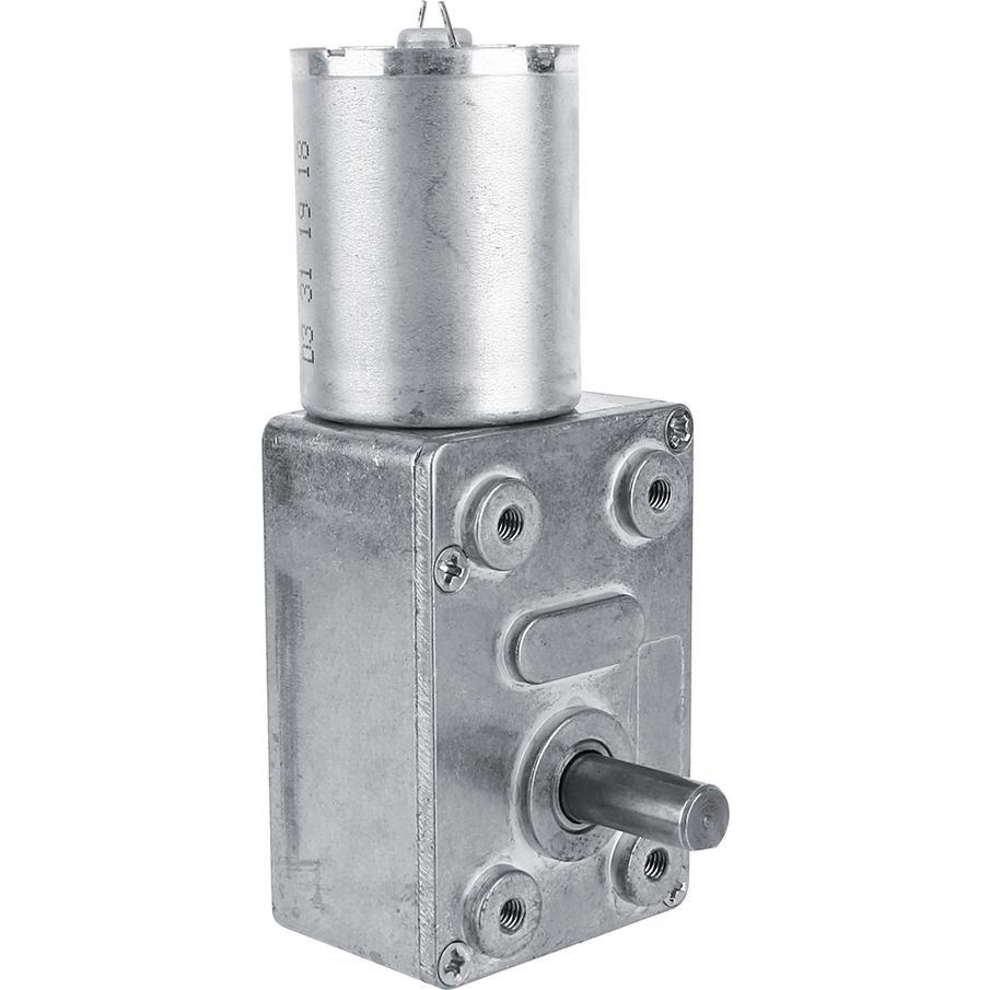 Motor Reductor DC 12V 2 RPM con Engranaje Metalico para DIY