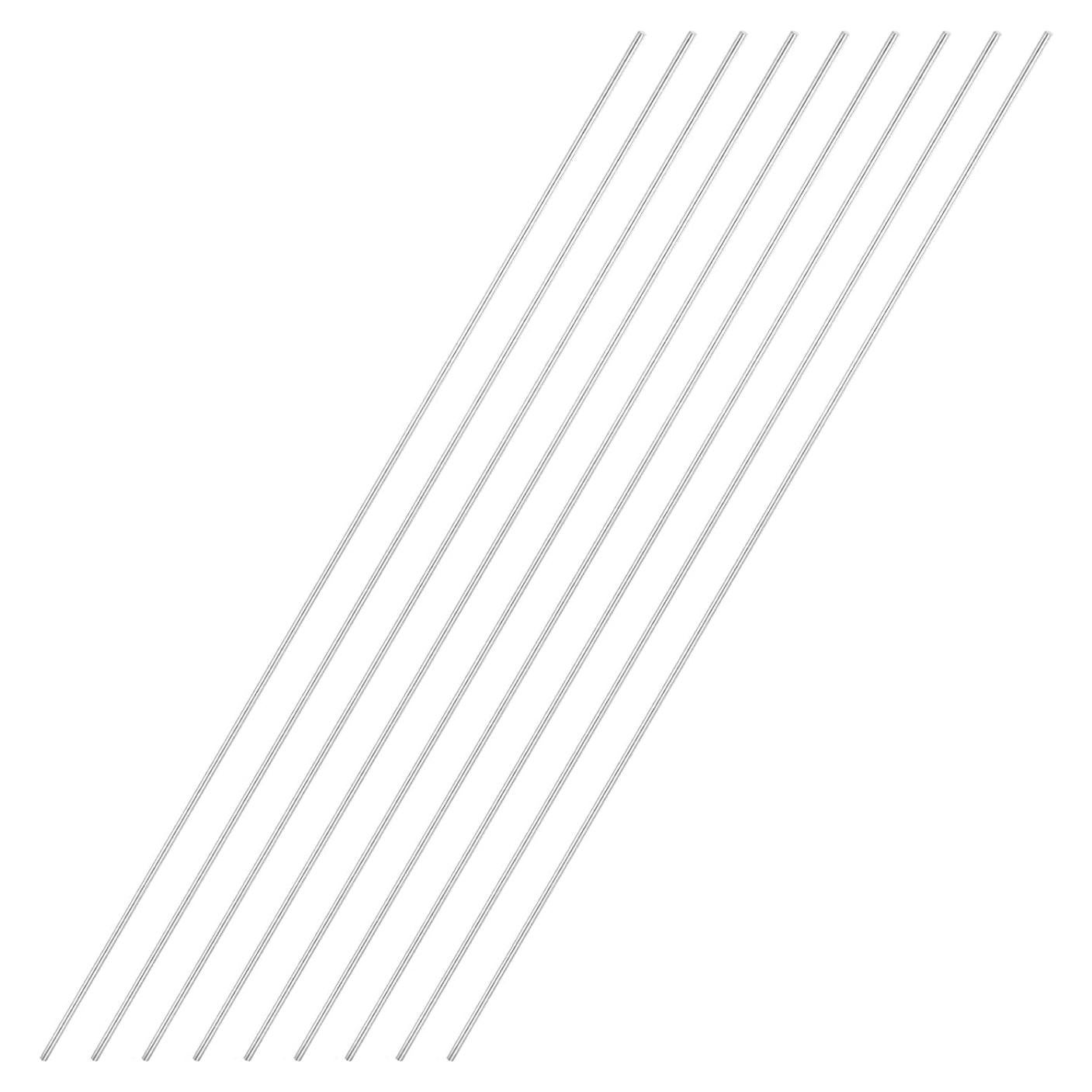 Varilla Redonda Sólida Acero Inoxidable 304 3mm x 450mm - 9pcs