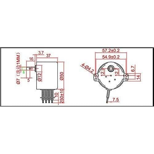 Motor de Engranaje AC BRINGSMART 110V 20rpm Bajo Ruido