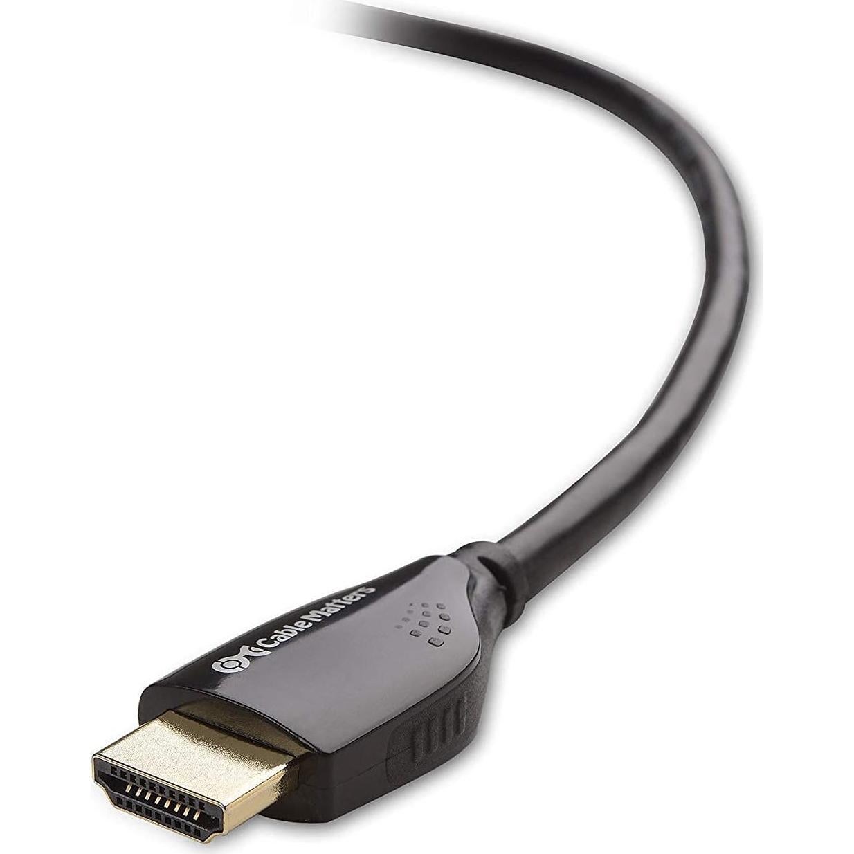 Paquete de 2 Adaptadores y Cables Micro HDMI a HDMI 4K Cable Matters