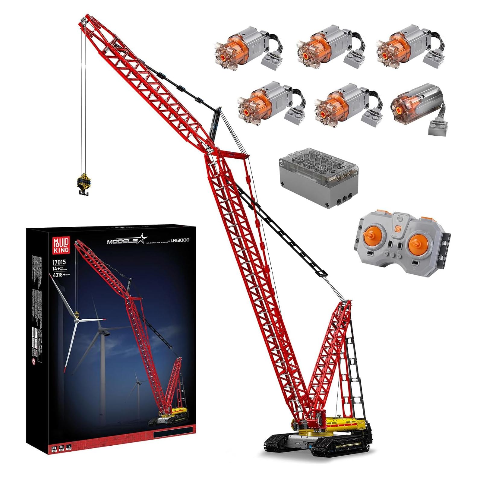 Mould King Grúa de Oruga RC 4318 Piezas 6.83 kg