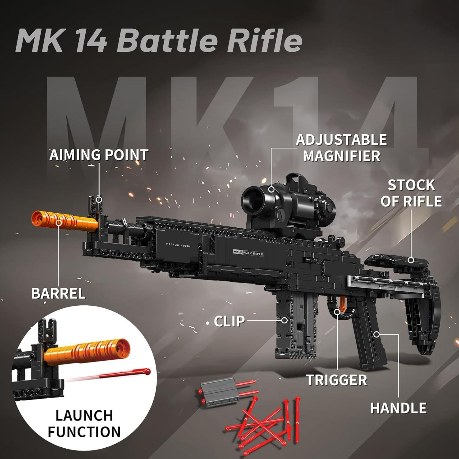 Mould King MK14 Modelo de Bloques de Construcción 1606 PCS