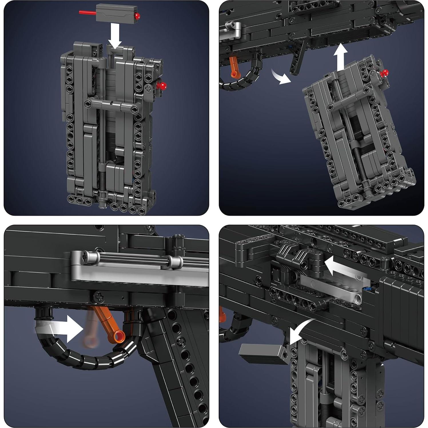 Mould King MK14 Modelo de Bloques de Construcción 1606 PCS