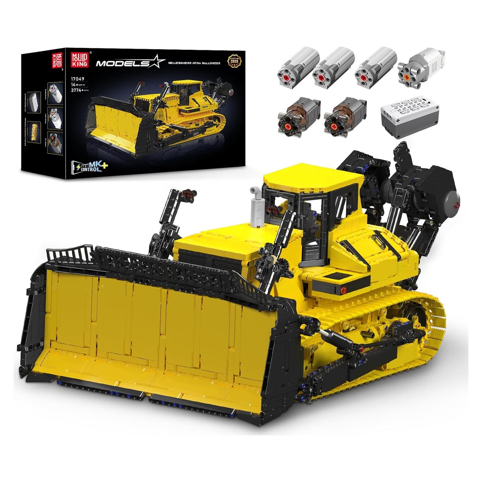 Mould King 17049 Bulldozer Control Remoto 3774 Piezas