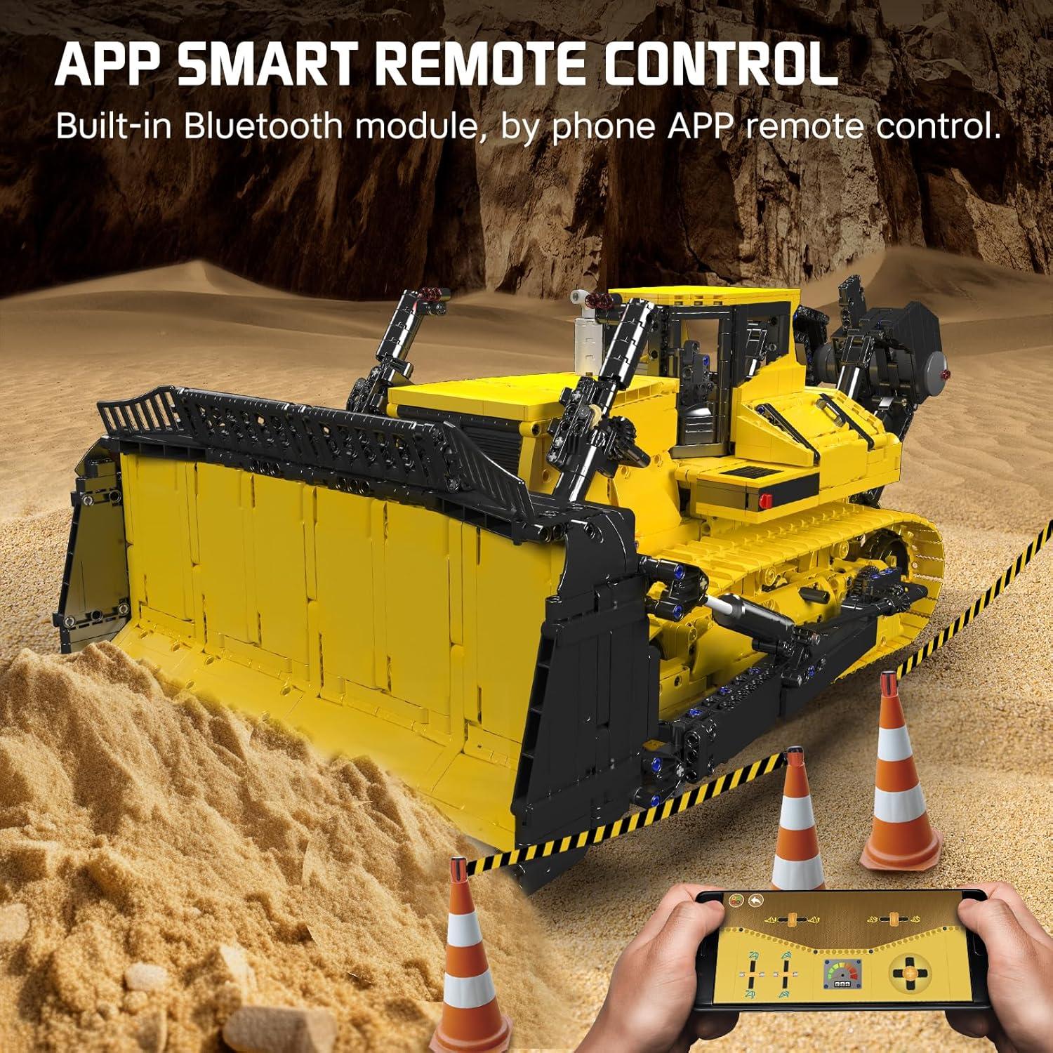 Mould King 17049 Bulldozer Control Remoto 3774 Piezas