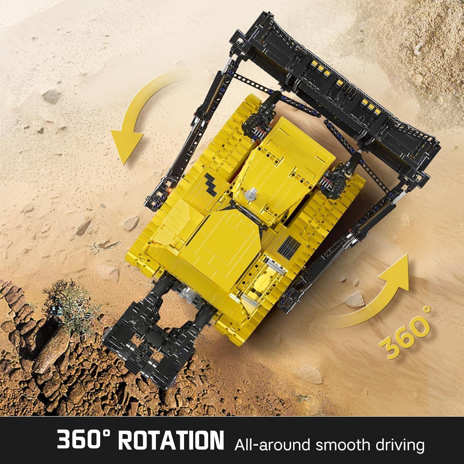 Mould King 17049 Bulldozer Control Remoto 3774 Piezas