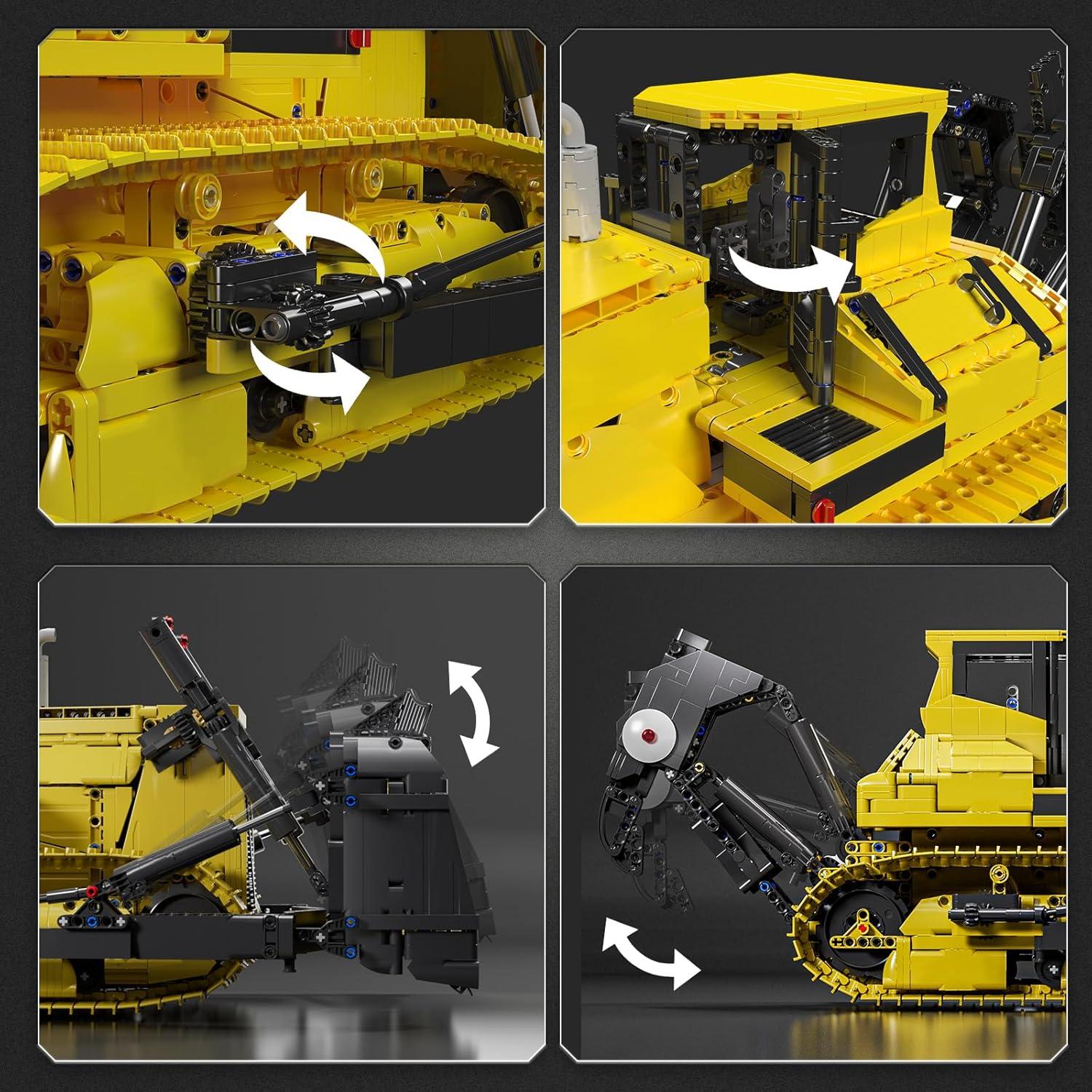 Mould King 17049 Bulldozer Control Remoto 3774 Piezas