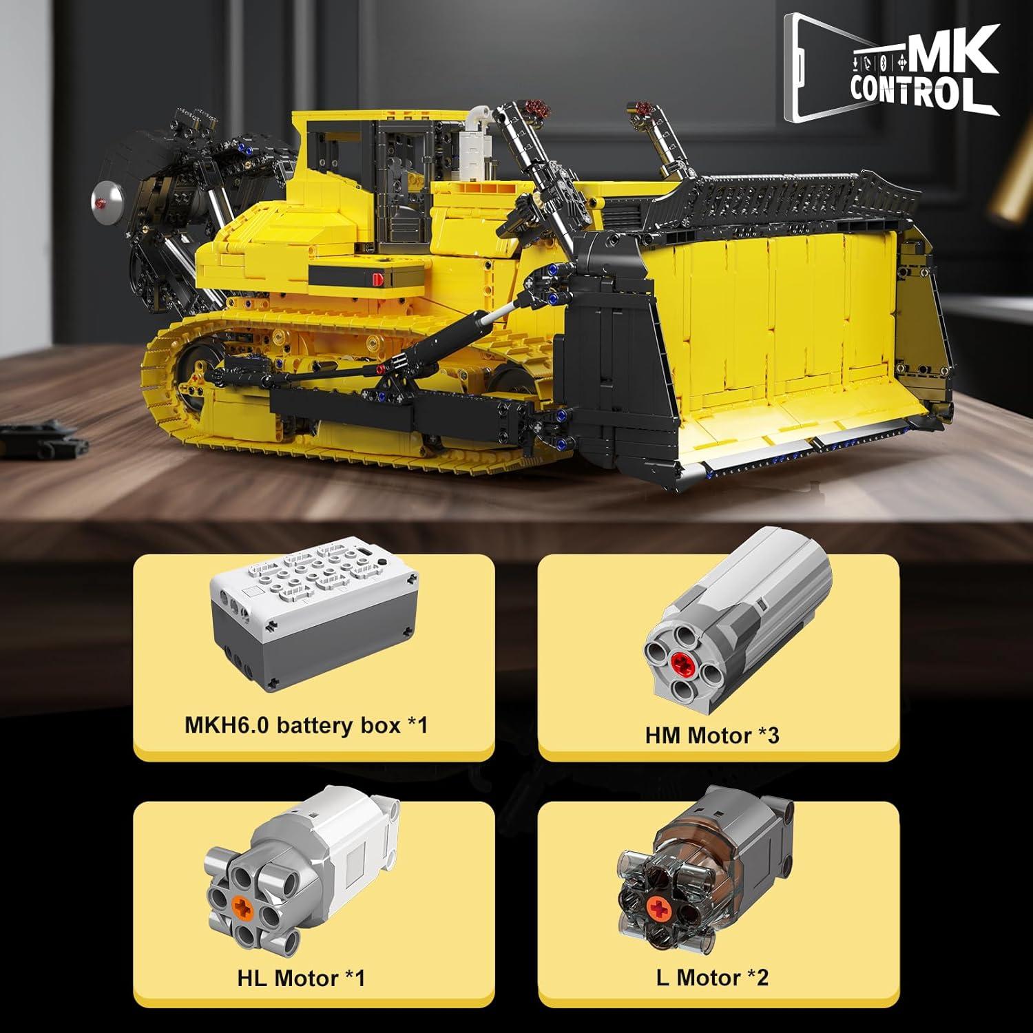 Mould King 17049 Bulldozer Control Remoto 3774 Piezas