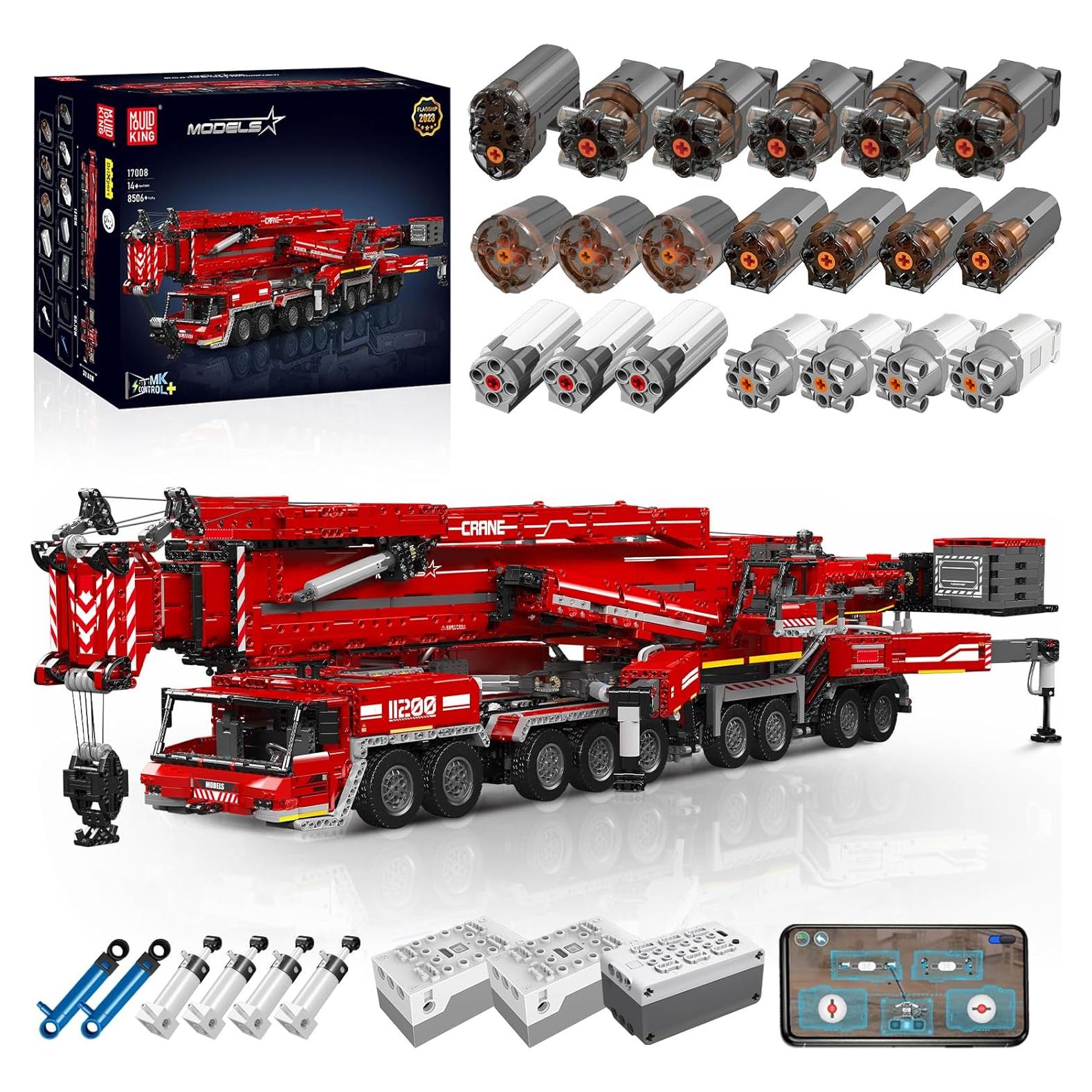 Mould King 17008 Juego de Construcción Grúa 8506 Piezas