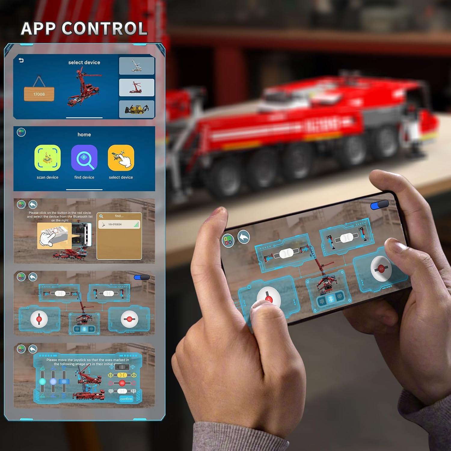 Mould King 17008 Juego de Construcción Grúa 8506 Piezas