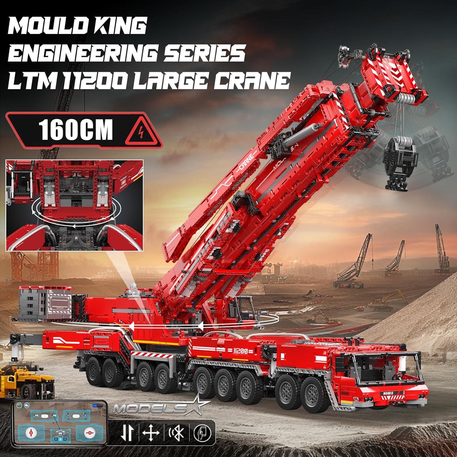 Mould King 17008 Juego de Construcción Grúa 8506 Piezas