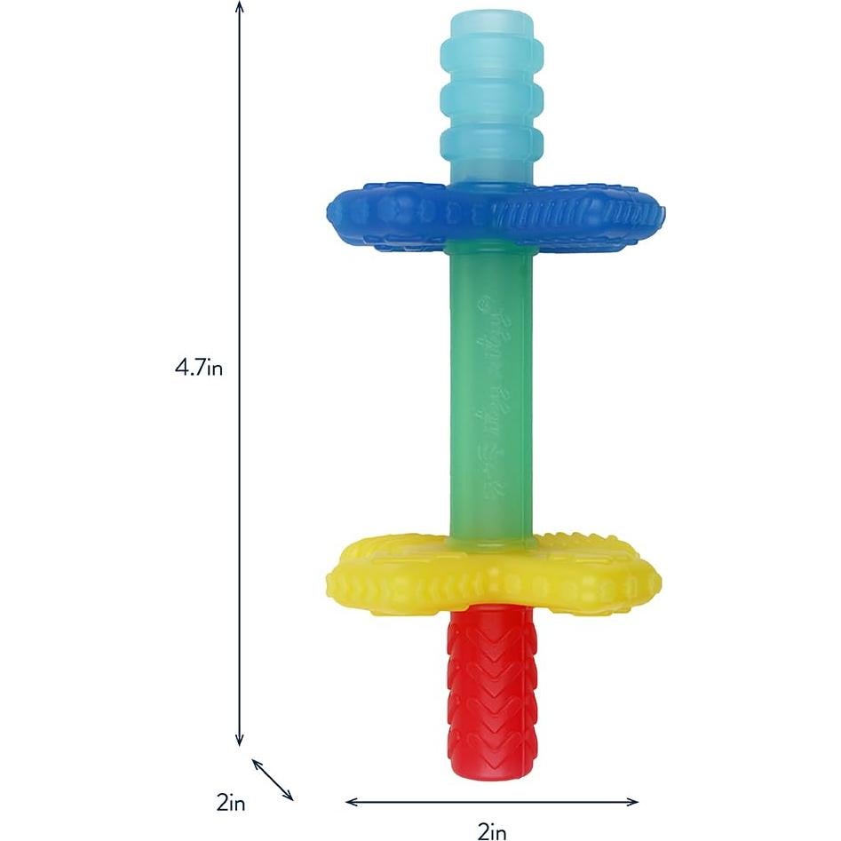 Tubo de Dentición Itzy Ritzy Arcoíris Silicona Suave