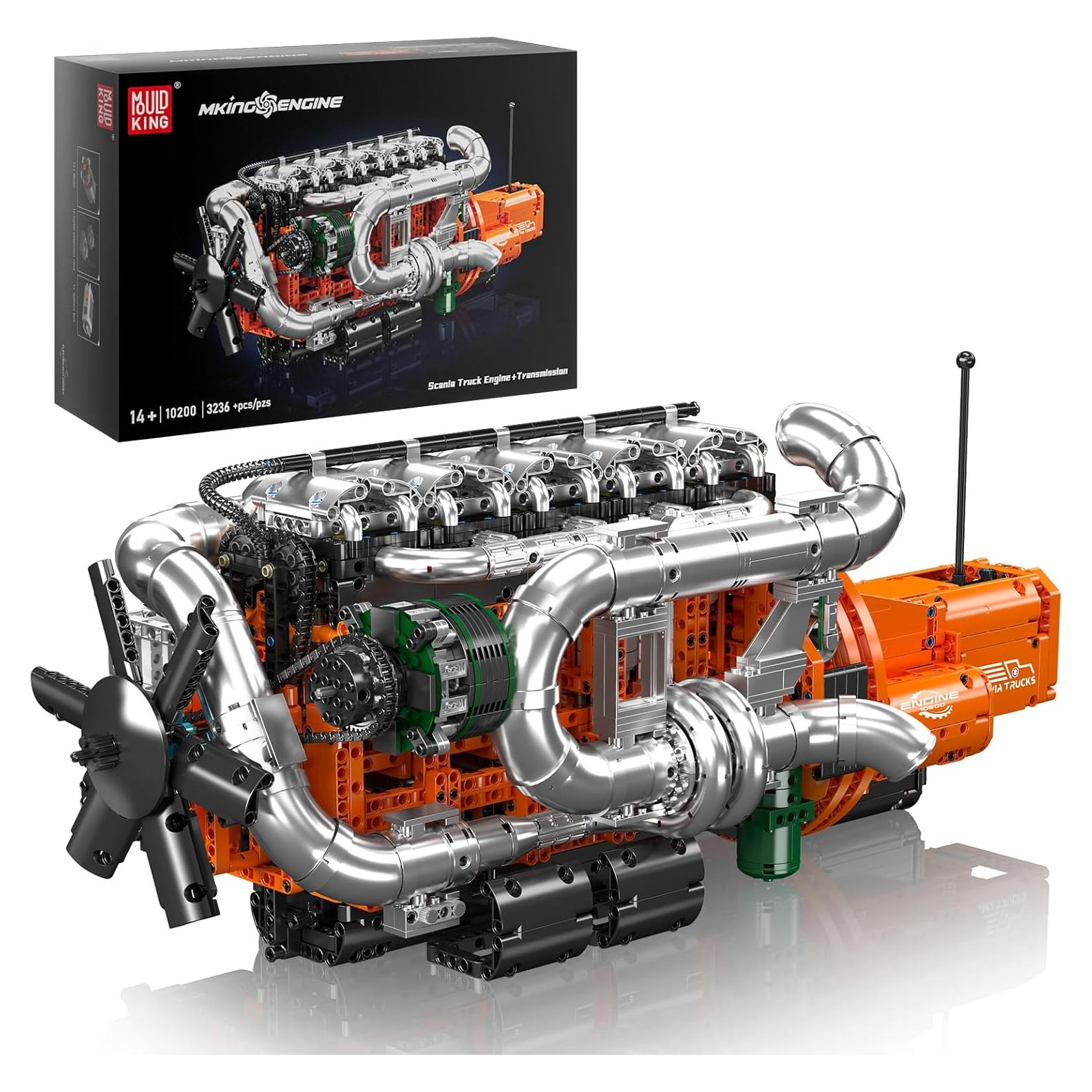 Kit Motor de Camión Mould King 10200 - 3236 Piezas STEM