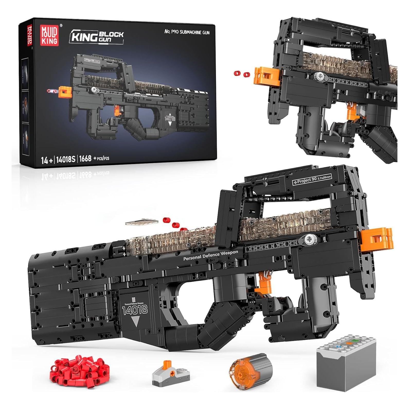 Set de Construcción Mould King P90 Submachine 1589 Piezas