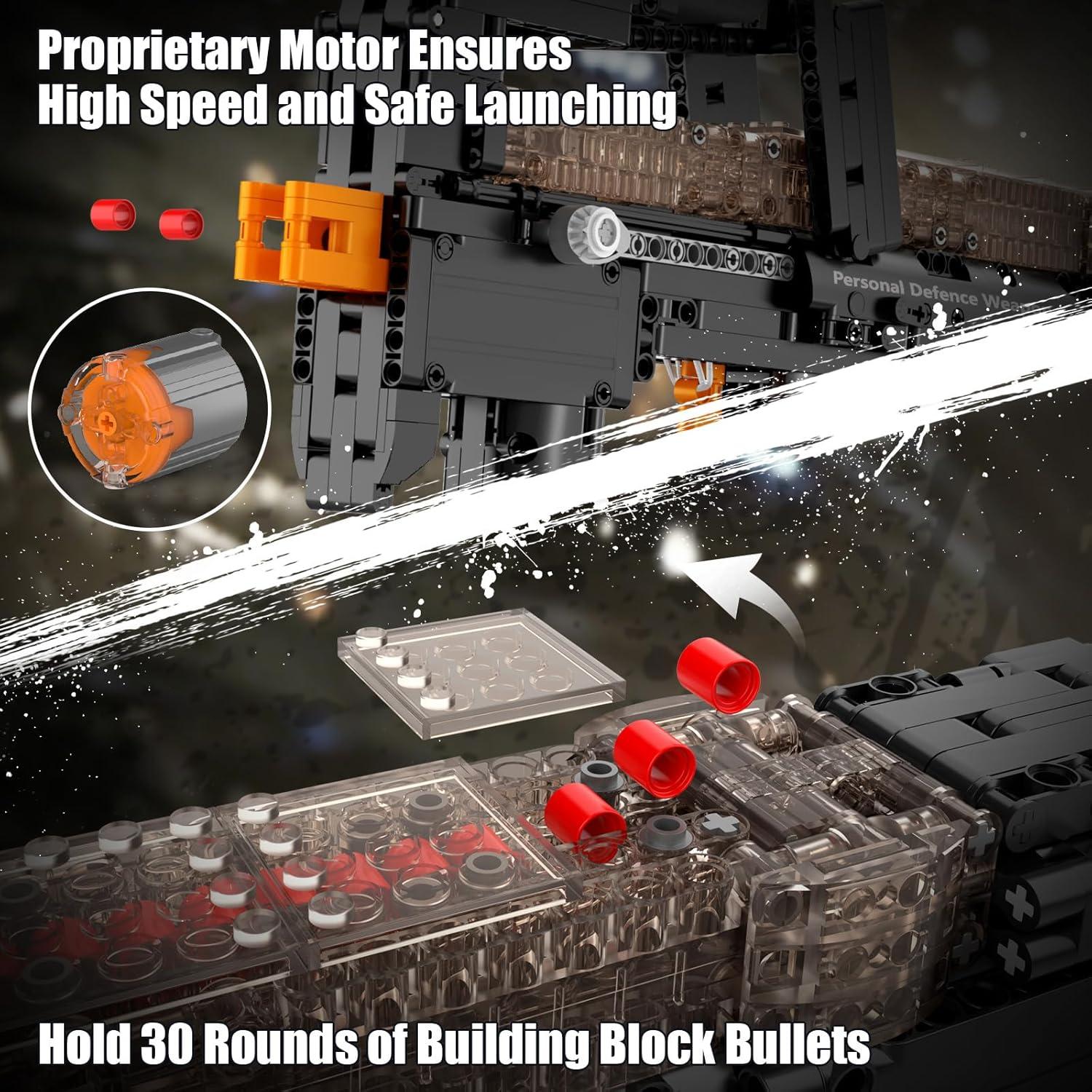Set de Construcción Mould King P90 Submachine 1589 Piezas