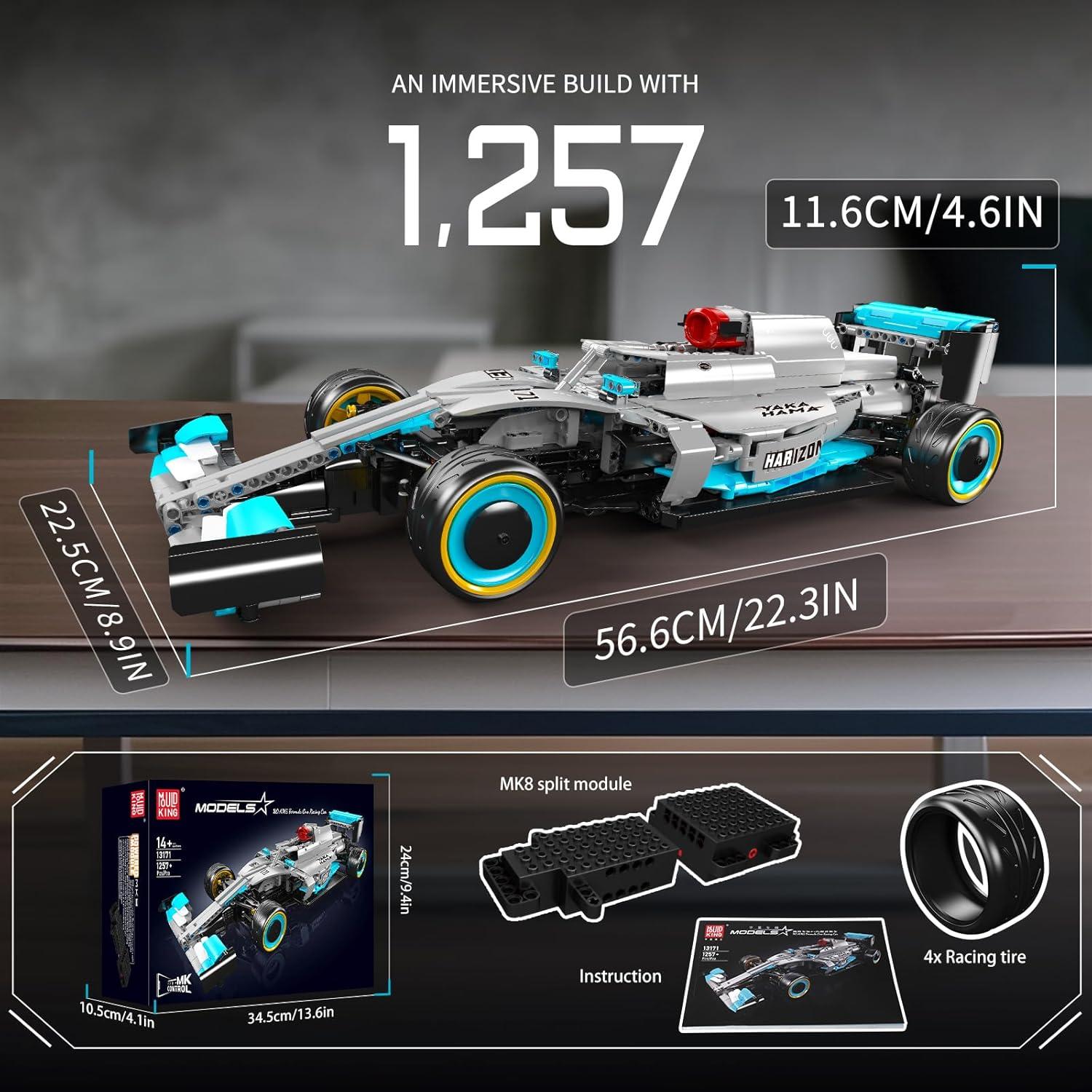 Mould King 13171 Kit de Bloques Coche Deportivo 1257 Piezas