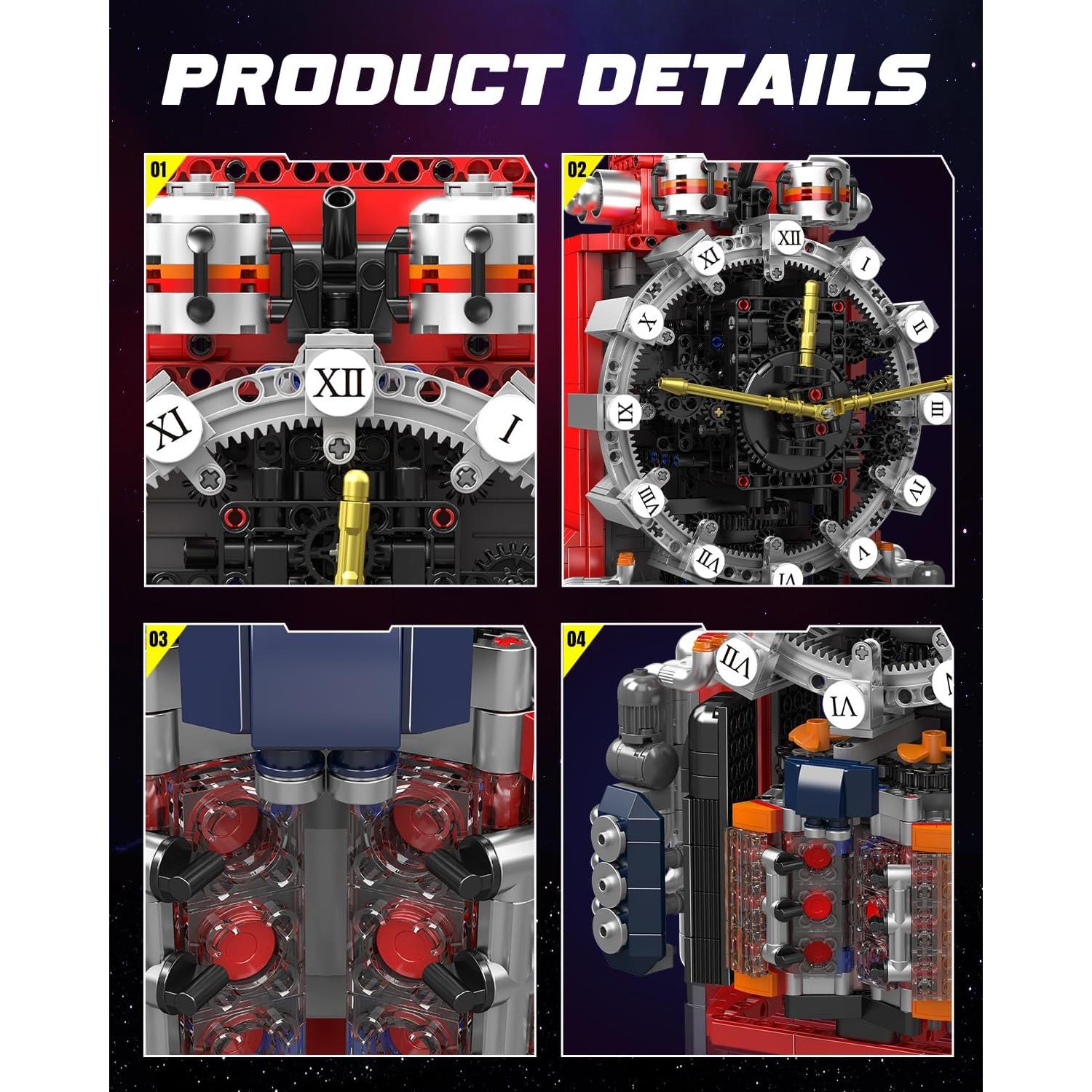Reloj Cibernético Mould King 10187 - 1601 Piezas