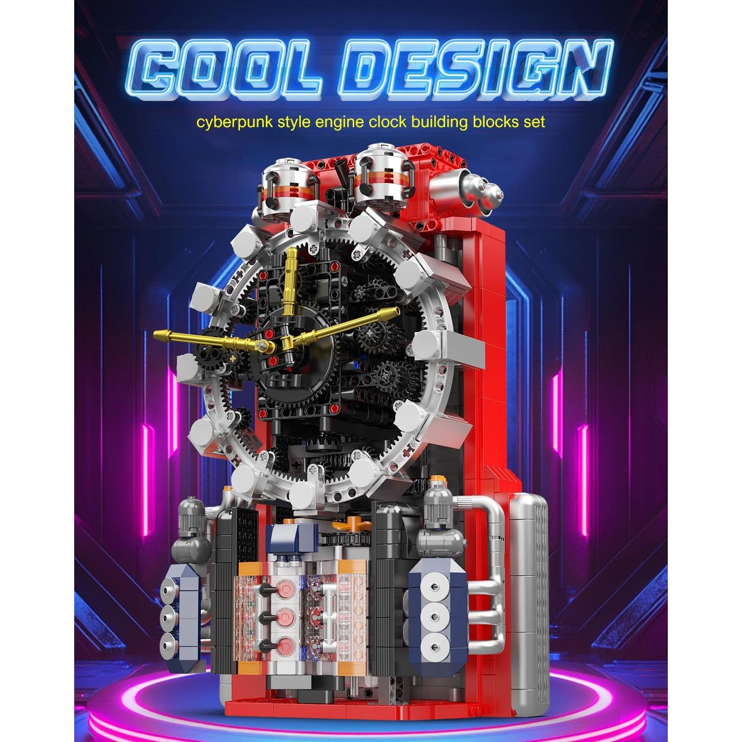 Reloj Cibernético Mould King 10187 - 1601 Piezas