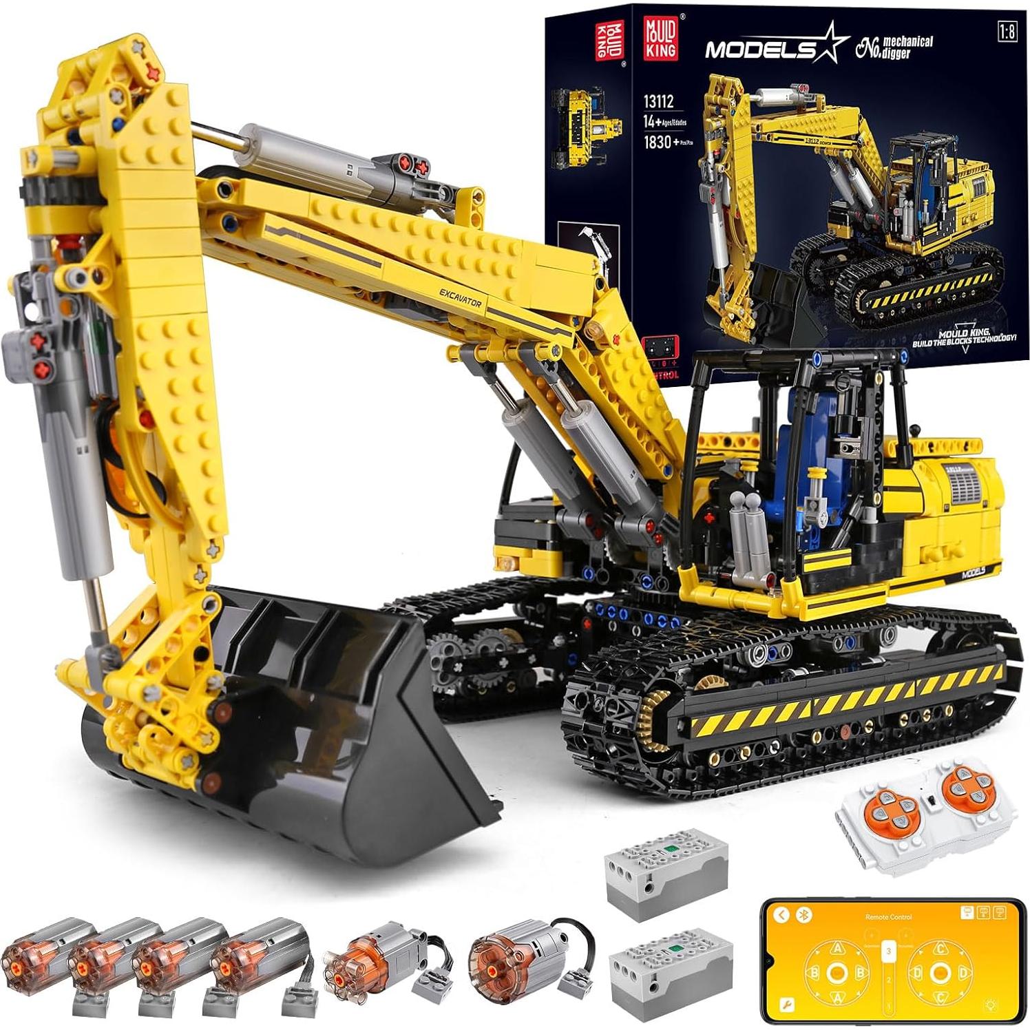 Set de Construcción Excavadora RC Mould King 13112