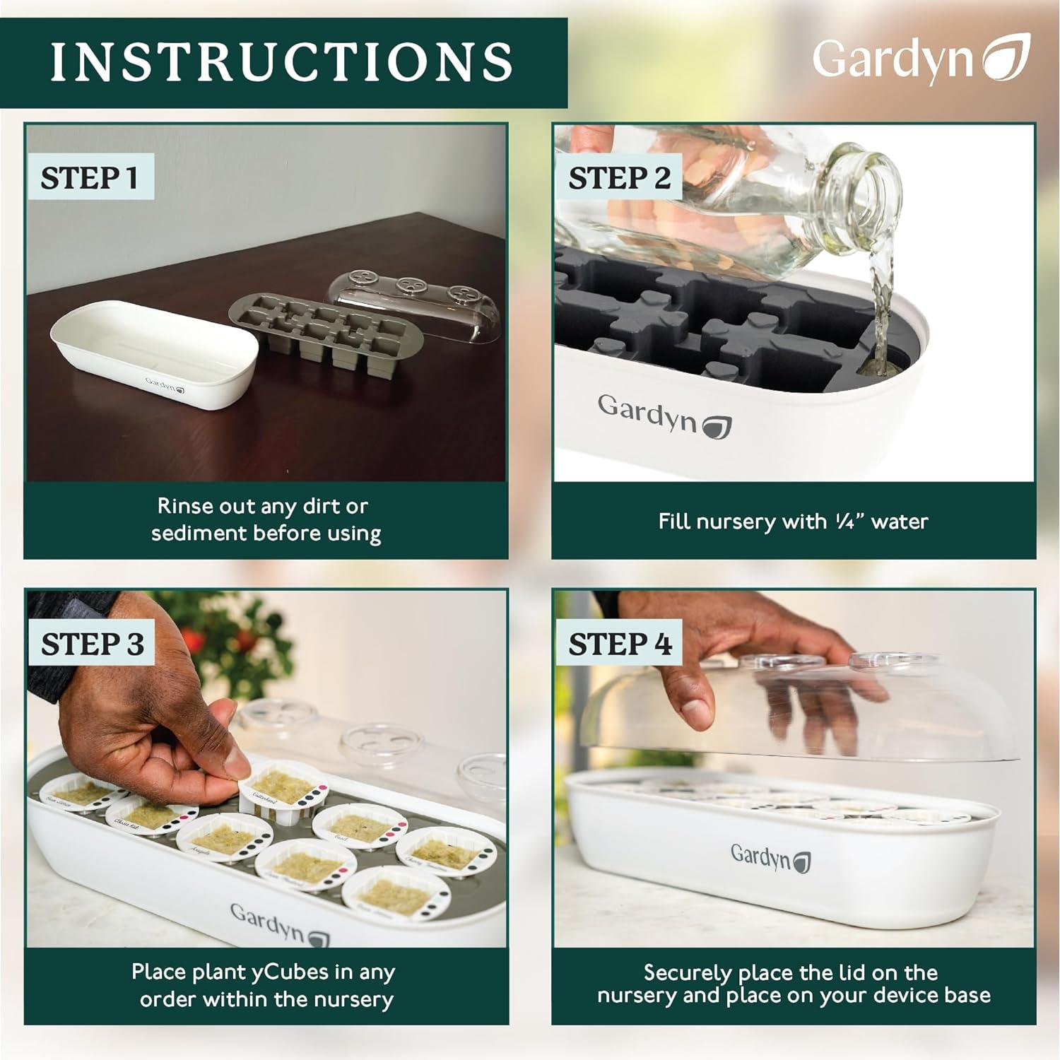 Vivero Hidropónico Gardyn NUR-TRAY para 10 Semillas