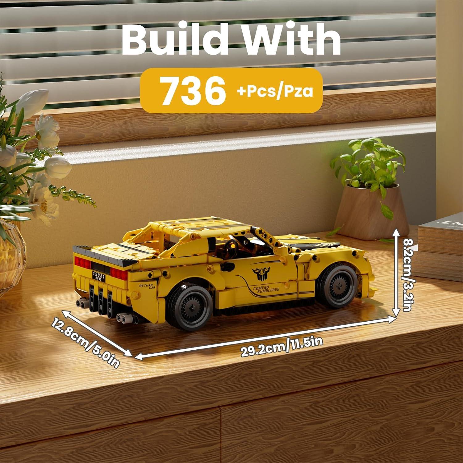 Mould King Coche Deportivo Hellcat 736 Piezas 8+ Años