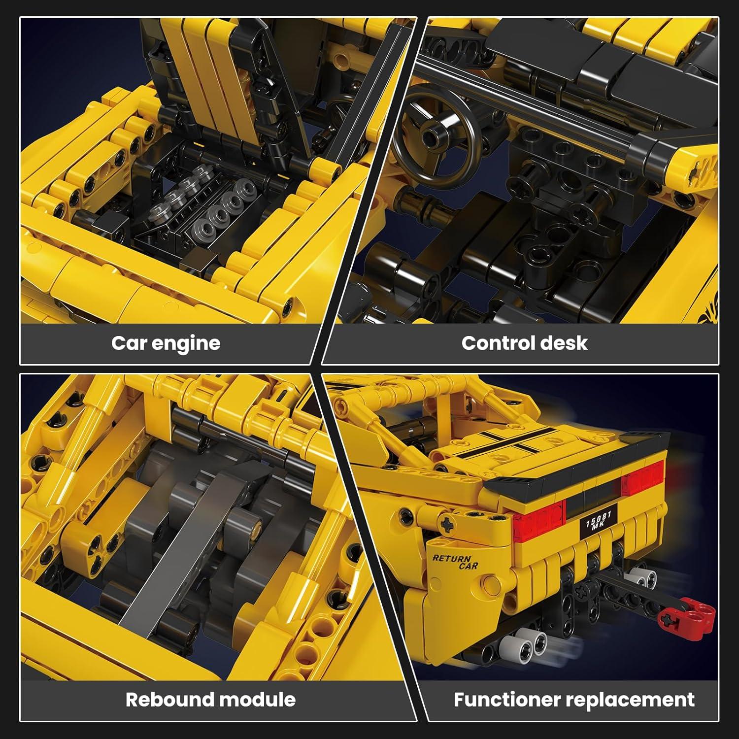 Mould King Coche Deportivo Hellcat 736 Piezas 8+ Años