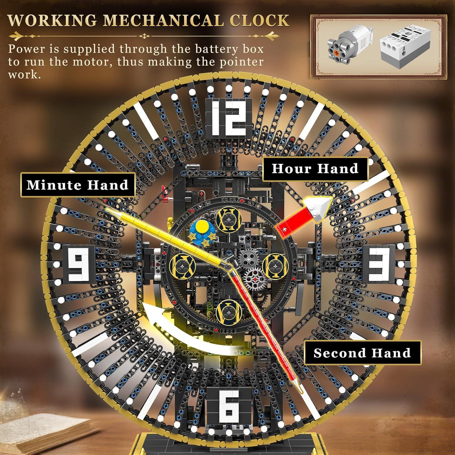 Reloj Mecánico de Construcción Mould King 10160 3675 Piezas