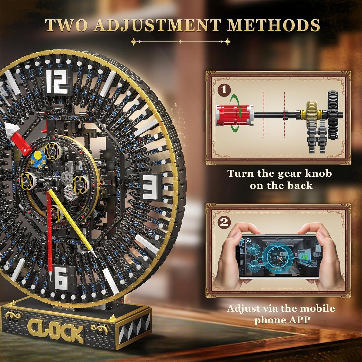 Reloj Mecánico de Construcción Mould King 10160 3675 Piezas